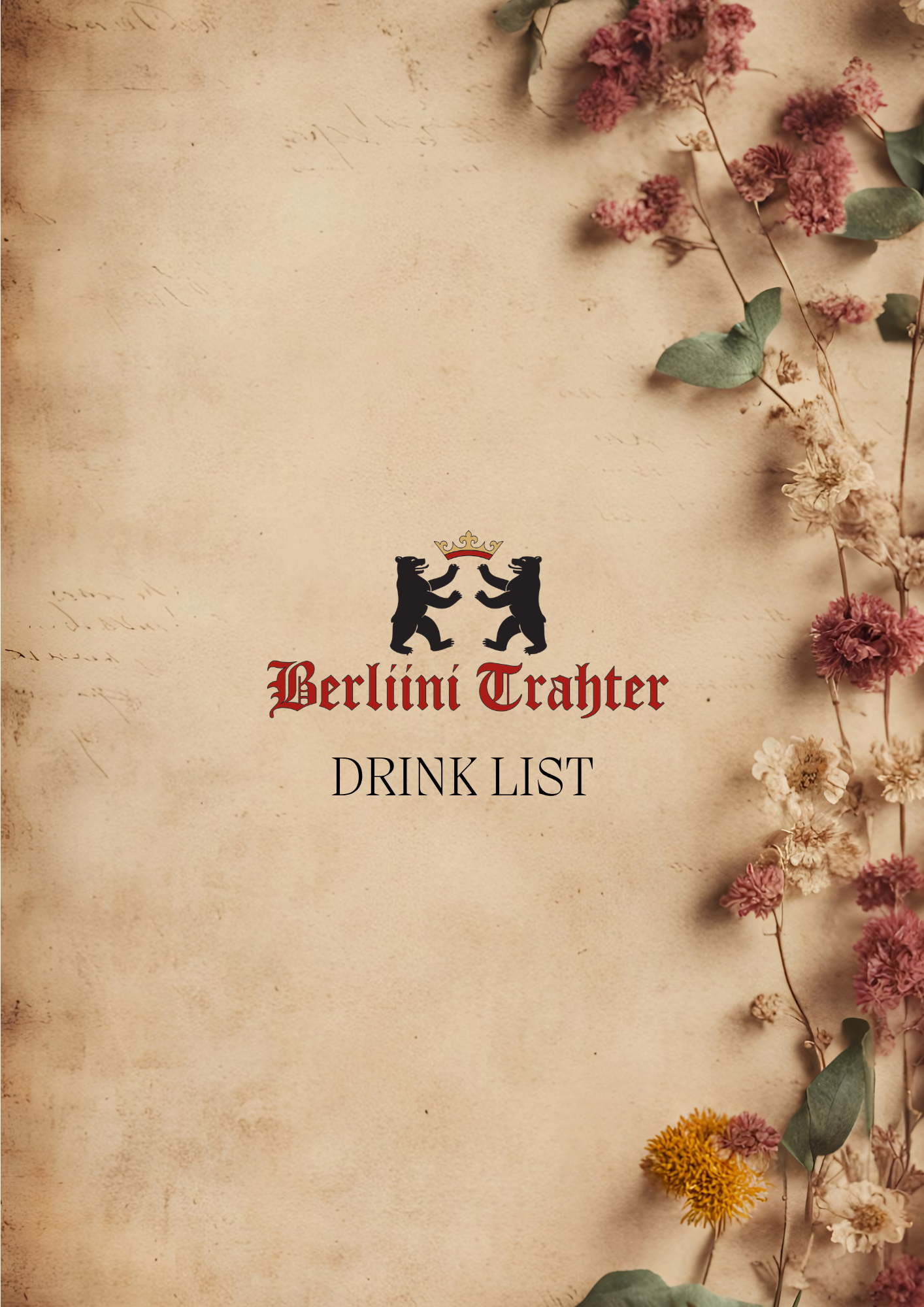 Front cover page