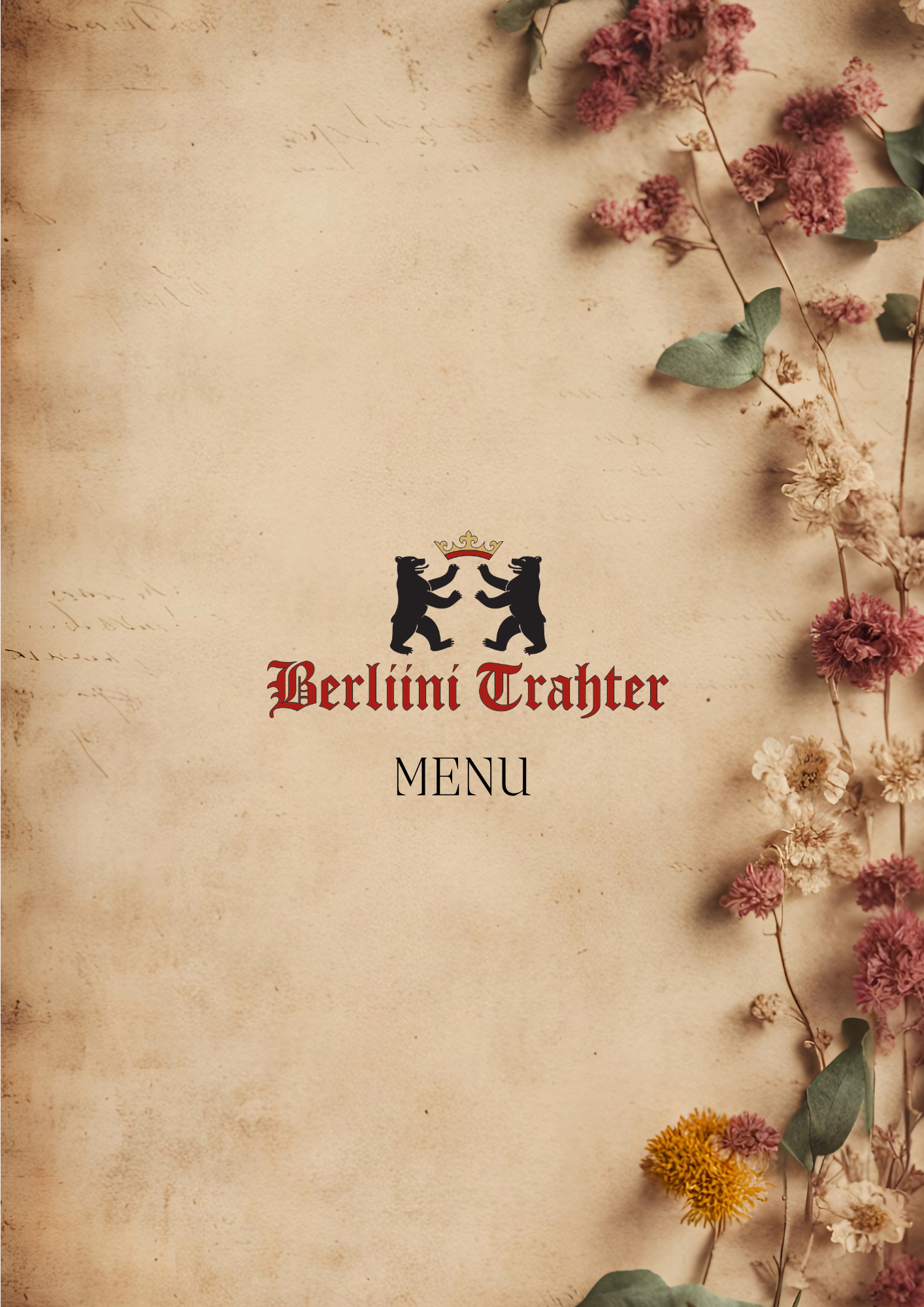 Front cover page